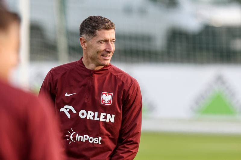Football. Poland national team. Training. 08.10.2025