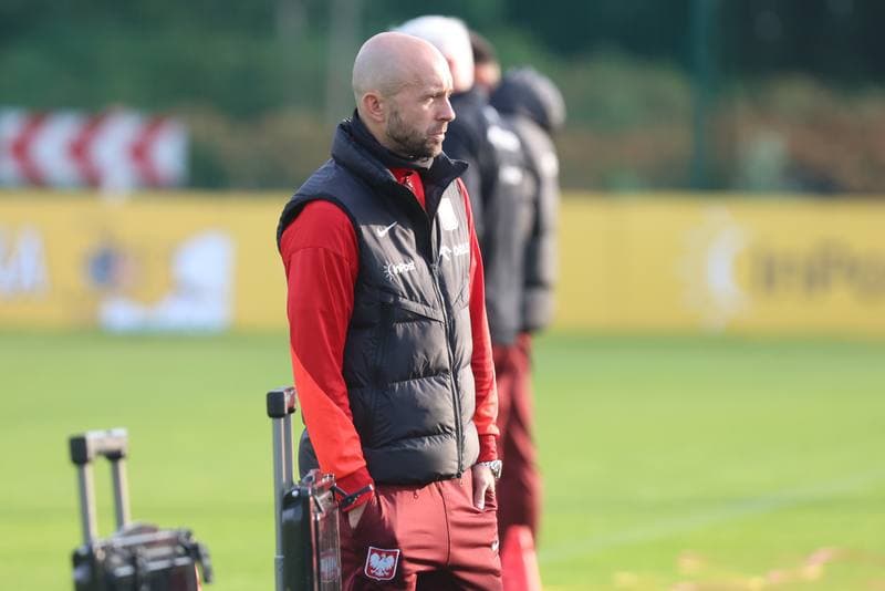 Football. Poland national team. Training. 08.10.2025