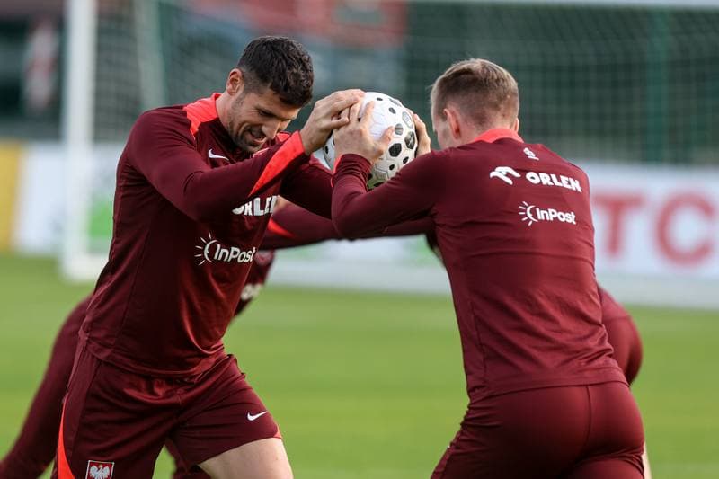 Football. Poland national team. Training. 08.10.2025