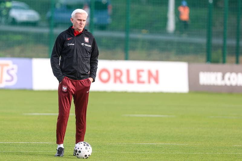 Football. Poland national team. Training. 08.10.2025