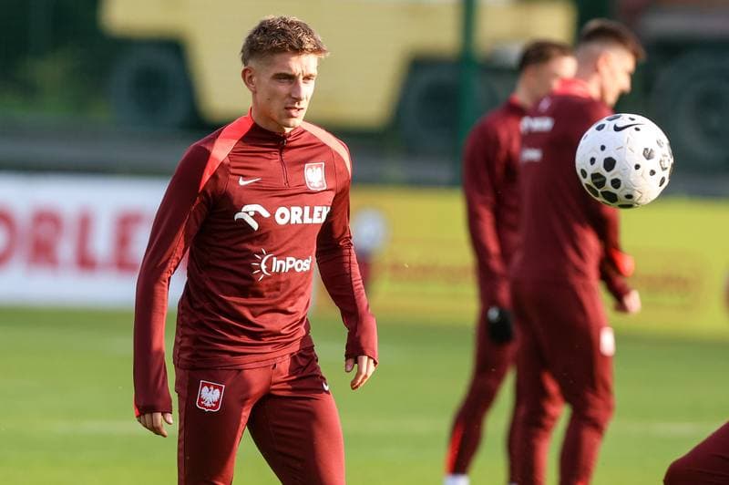 Football. Poland national team. Training. 08.10.2025