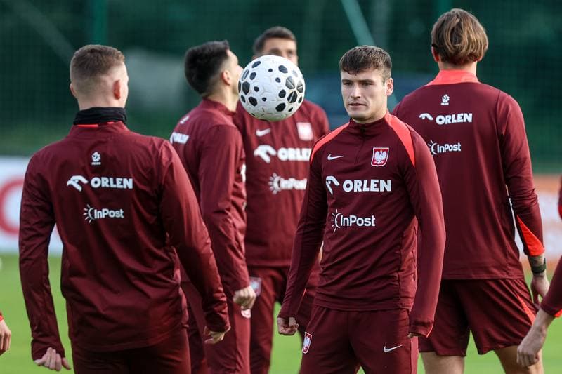 Football. Poland national team. Training. 08.10.2025