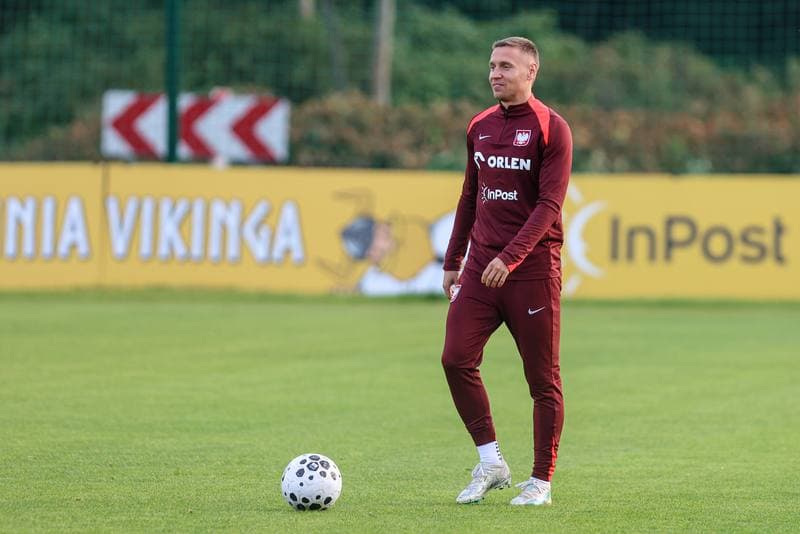 Football. Poland national team. Training. 08.10.2025
