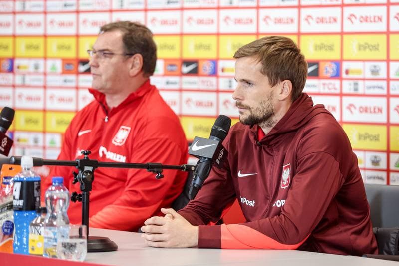 Football. Poland national team. Press Conference. 08.10.2025
