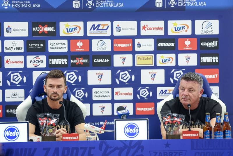 Football. Gornik Zabrze. Press Conference. 21.08.2025