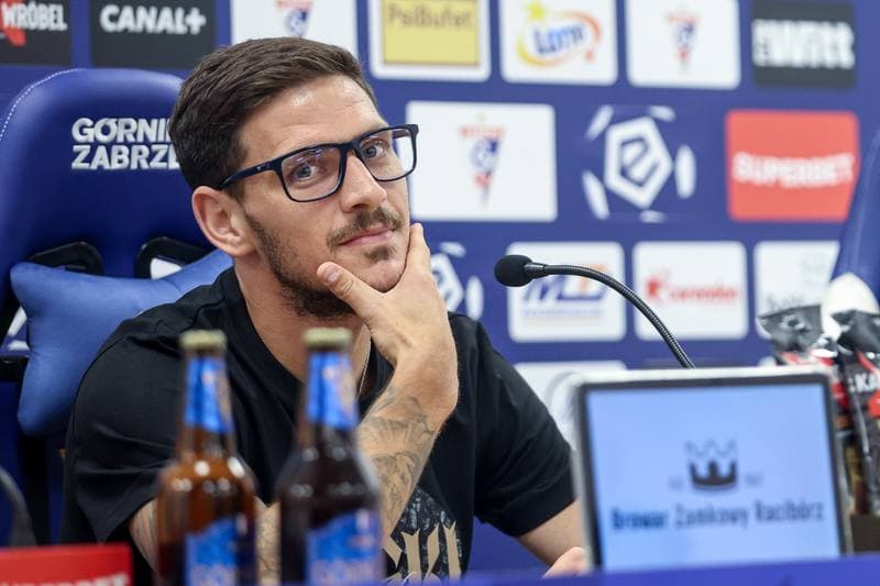 Football. Gornik Zabrze. Press Conference. 21.08.2025
