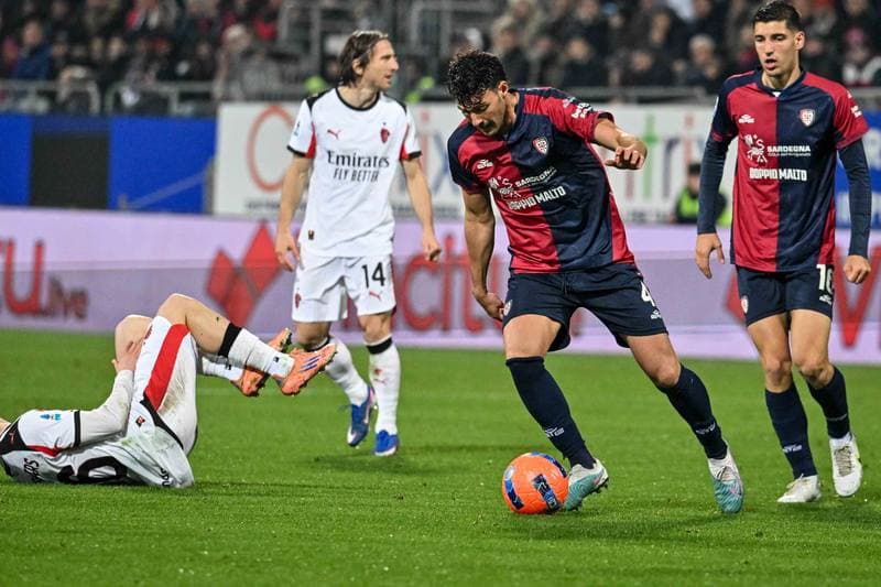 Football. Serie A. Cagliari Calcio - AC Milan. 02.01.2026
