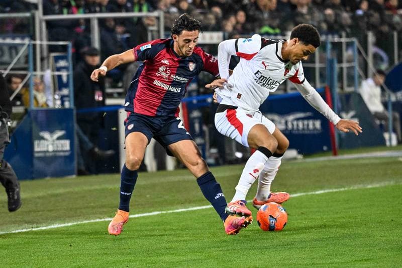 Football. Serie A. Cagliari Calcio - AC Milan. 02.01.2026