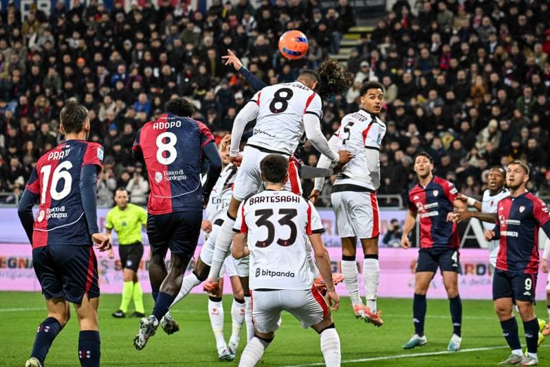 Football. Serie A. Cagliari Calcio - AC Milan. 02.01.2026