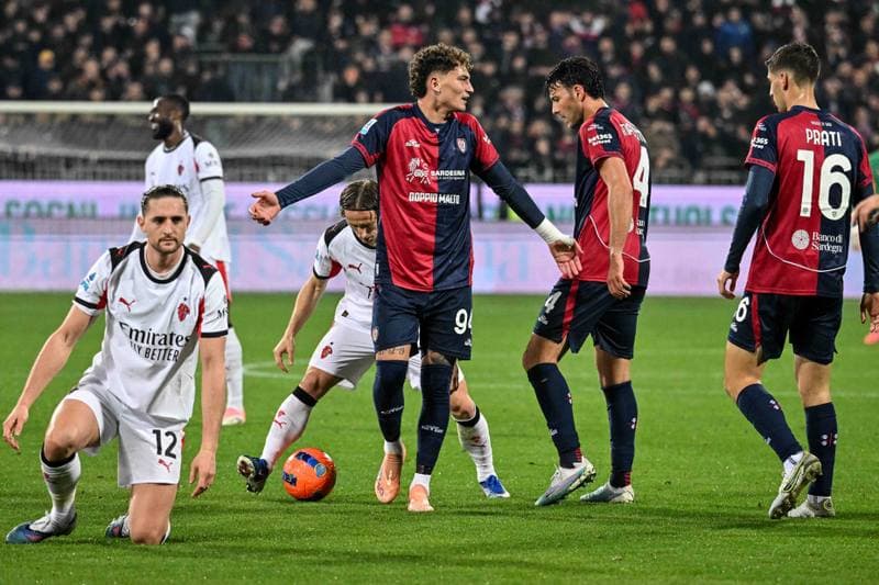 Football. Serie A. Cagliari Calcio - AC Milan. 02.01.2026