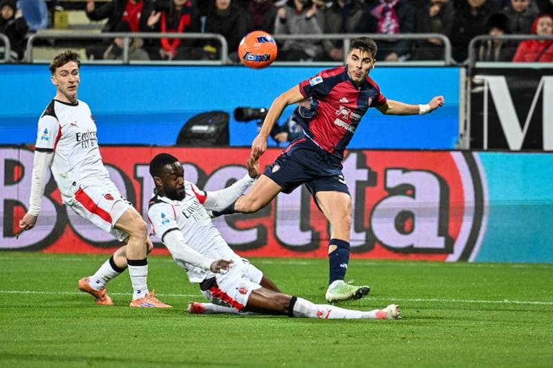 Football. Serie A. Cagliari Calcio - AC Milan. 02.01.2026