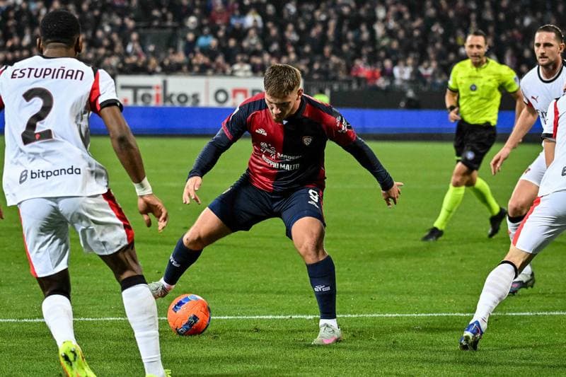 Football. Serie A. Cagliari Calcio - AC Milan. 02.01.2026