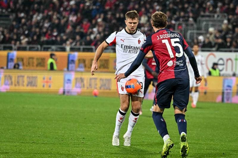 Football. Serie A. Cagliari Calcio - AC Milan. 02.01.2026