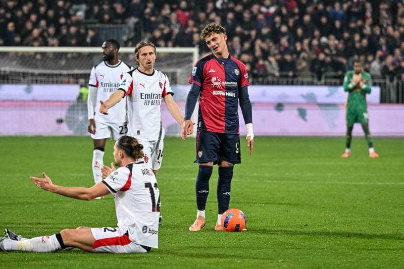 Football. Serie A. Cagliari Calcio - AC Milan. 02.01.2026
