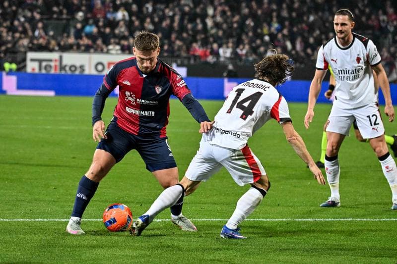 Football. Serie A. Cagliari Calcio - AC Milan. 02.01.2026