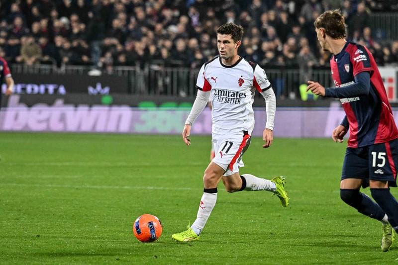Football. Serie A. Cagliari Calcio - AC Milan. 02.01.2026