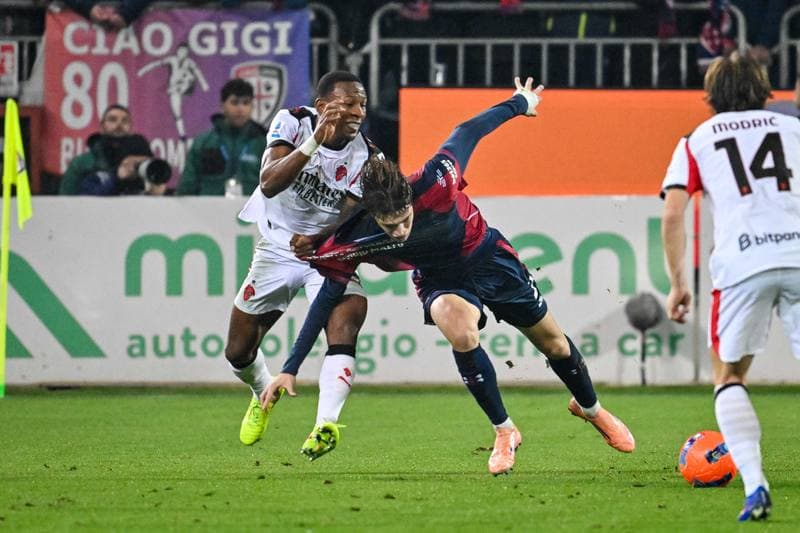Football. Serie A. Cagliari Calcio - AC Milan. 02.01.2026