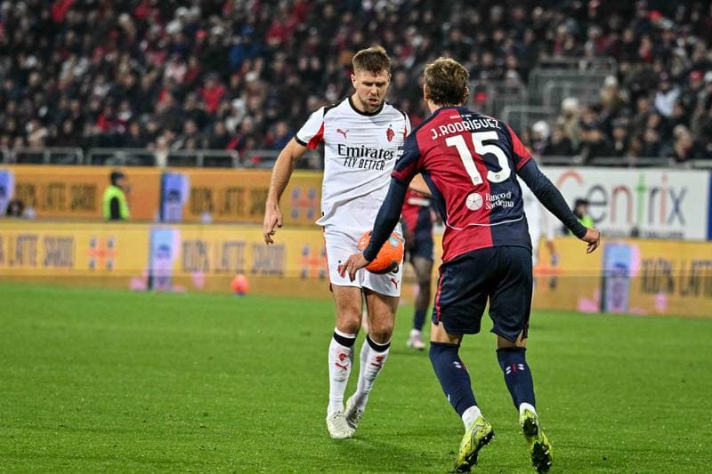 Football. Serie A. Cagliari Calcio - AC Milan. 02.01.2026