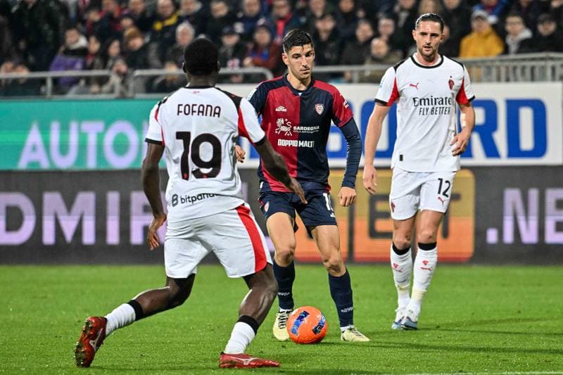 Football. Serie A. Cagliari Calcio - AC Milan. 02.01.2026