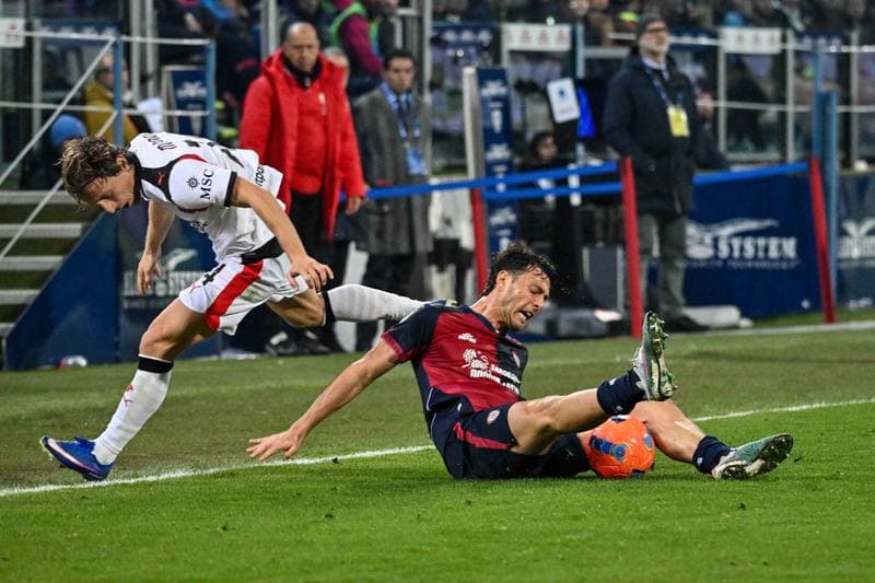 Football. Serie A. Cagliari Calcio - AC Milan. 02.01.2026