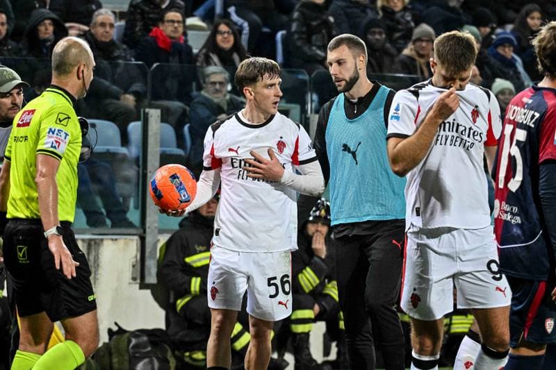 Football. Serie A. Cagliari Calcio - AC Milan. 02.01.2026