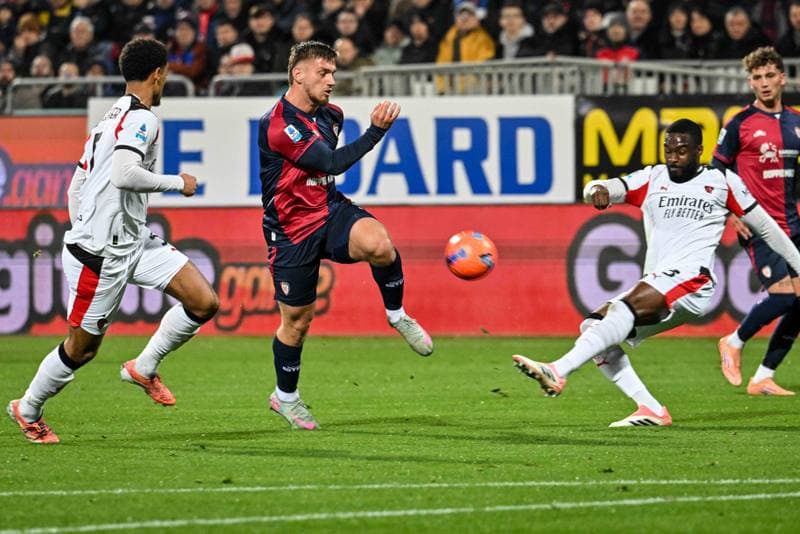 Football. Serie A. Cagliari Calcio - AC Milan. 02.01.2026