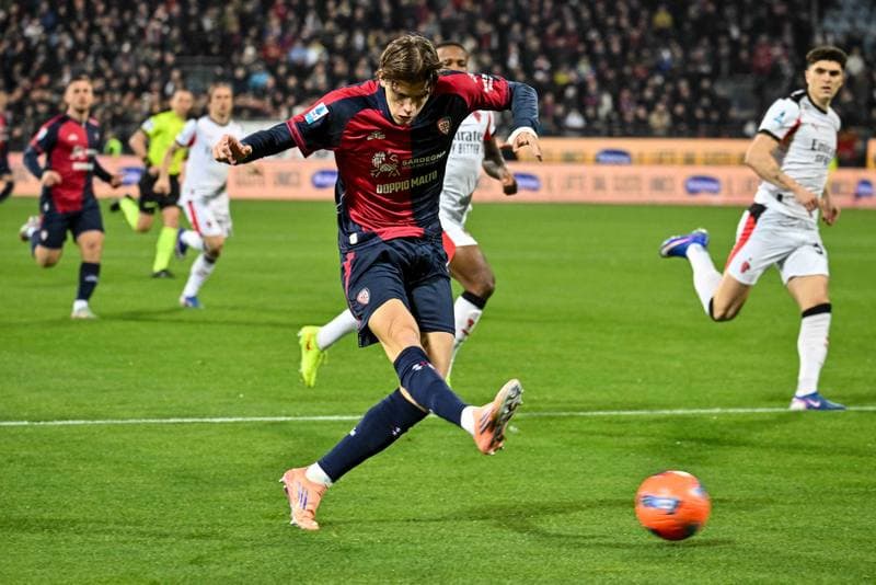 Football. Serie A. Cagliari Calcio - AC Milan. 02.01.2026