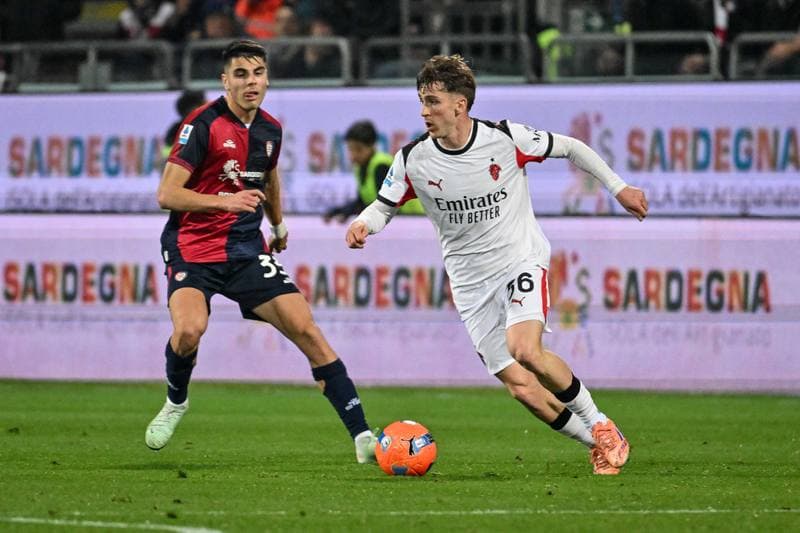 Football. Serie A. Cagliari Calcio - AC Milan. 02.01.2026