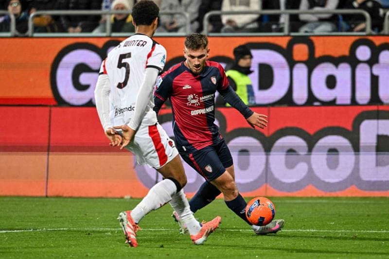 Football. Serie A. Cagliari Calcio - AC Milan. 02.01.2026