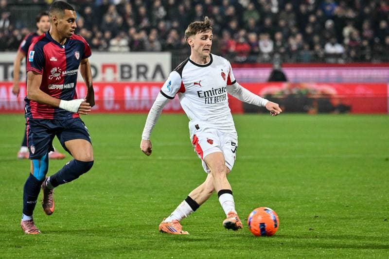 Football. Serie A. Cagliari Calcio - AC Milan. 02.01.2026
