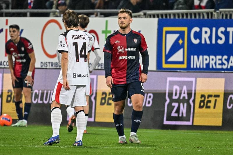 Football. Serie A. Cagliari Calcio - AC Milan. 02.01.2026