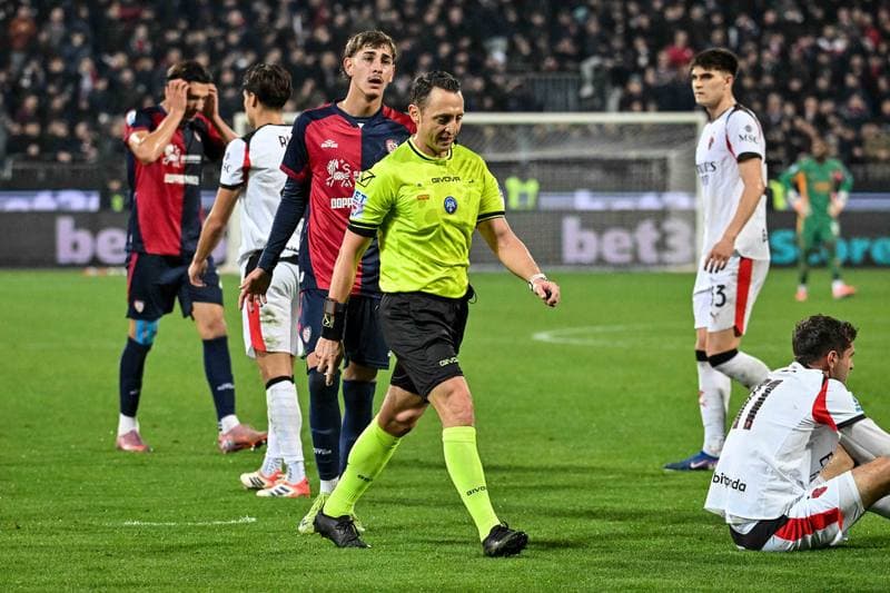 Football. Serie A. Cagliari Calcio - AC Milan. 02.01.2026