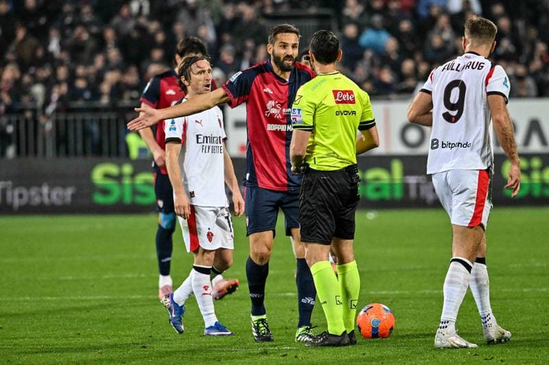 Football. Serie A. Cagliari Calcio - AC Milan. 02.01.2026
