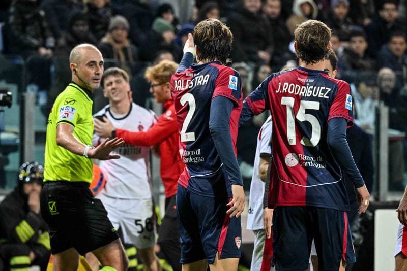 Football. Serie A. Cagliari Calcio - AC Milan. 02.01.2026