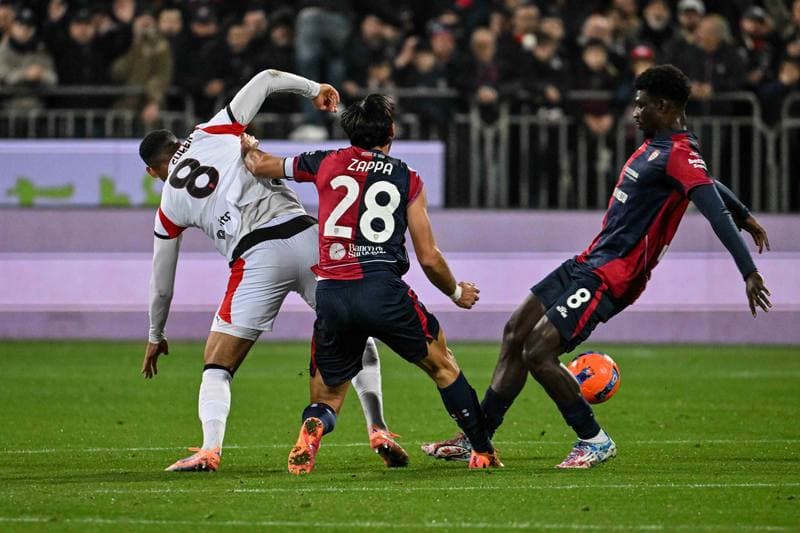 Football. Serie A. Cagliari Calcio - AC Milan. 02.01.2026