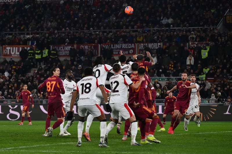 Football. Serie A. AS Roma - AC Milan. 25.01.2026