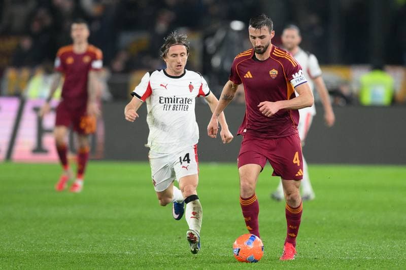 Football. Serie A. AS Roma - AC Milan. 25.01.2026