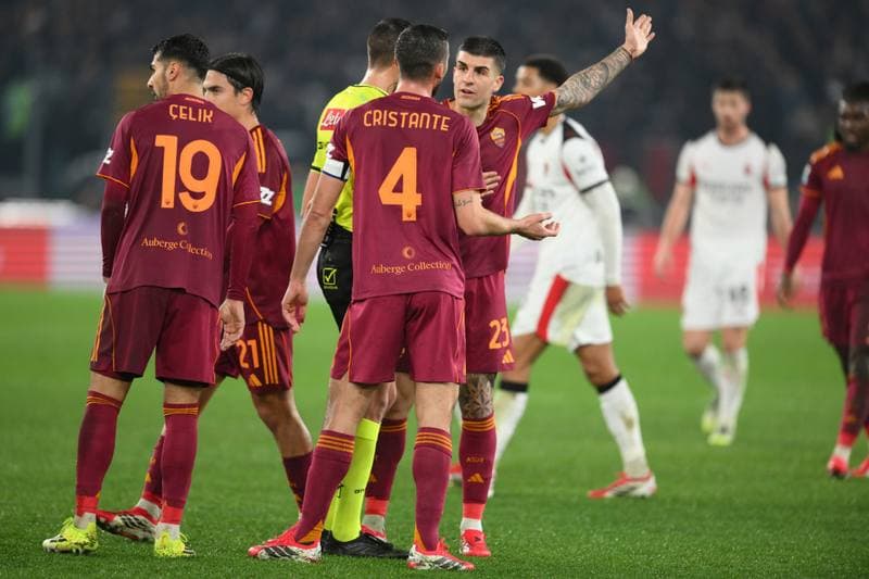 Football. Serie A. AS Roma - AC Milan. 25.01.2026