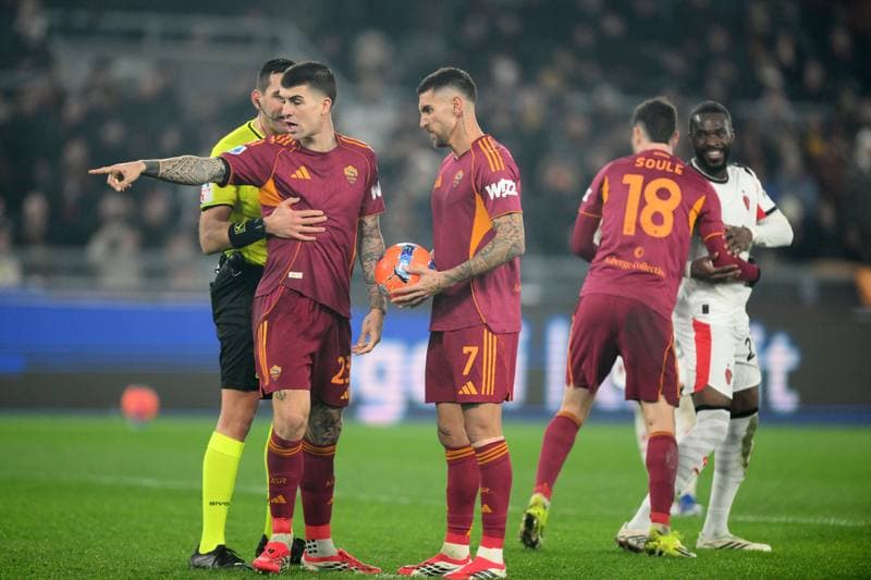 Football. Serie A. AS Roma - AC Milan. 25.01.2026