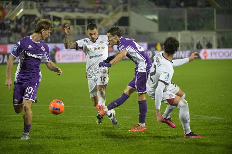 Football. Serie A. ACF Fiorentina - Cagliari Calcio. 24.01.2026