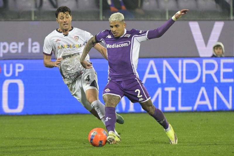Football. Serie A. ACF Fiorentina - Cagliari Calcio. 24.01.2026