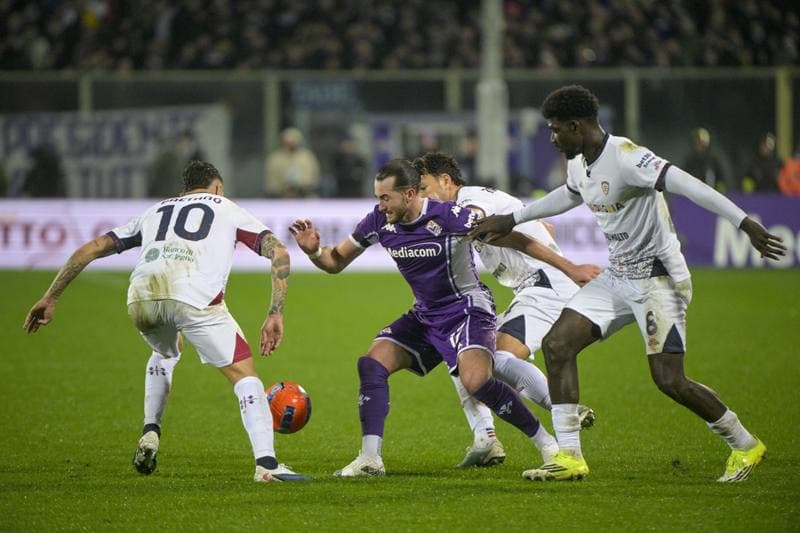 Football. Serie A. ACF Fiorentina - Cagliari Calcio. 24.01.2026