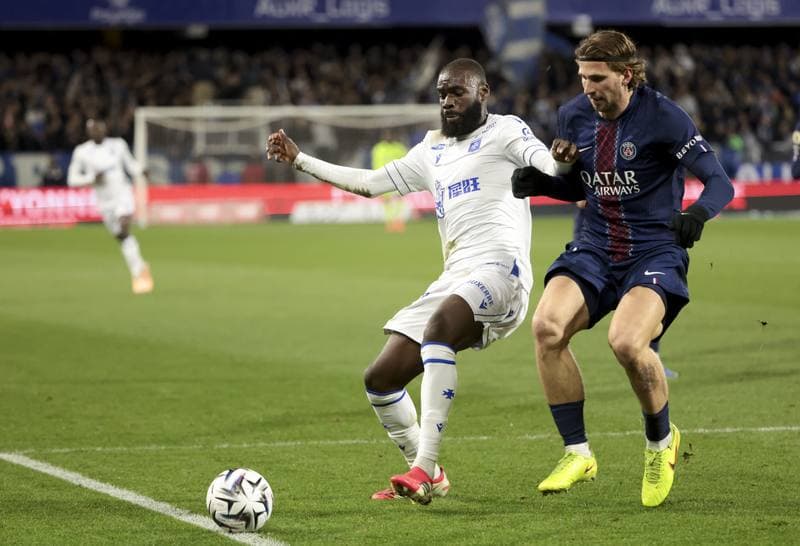 Football. Ligue 1. AJ Auxerre - Paris Saint-Germain. 23.01.2026