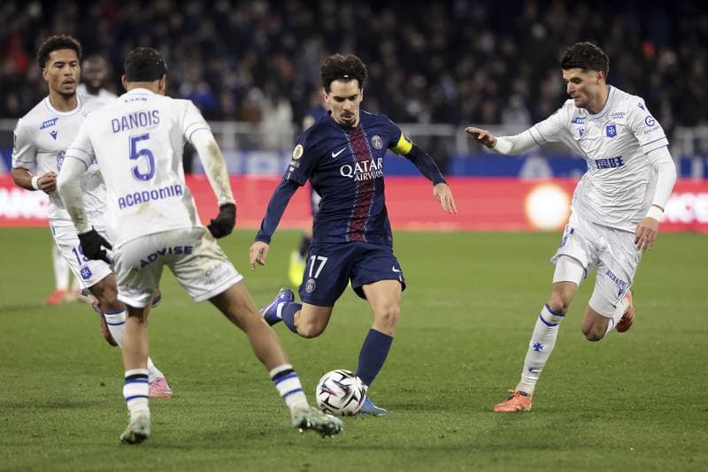 Football. Ligue 1. AJ Auxerre - Paris Saint-Germain. 23.01.2026