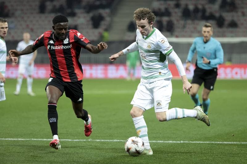 Football. UEFA Europa League. OGC Nice - Go Ahead Eagles. 22.01.2026