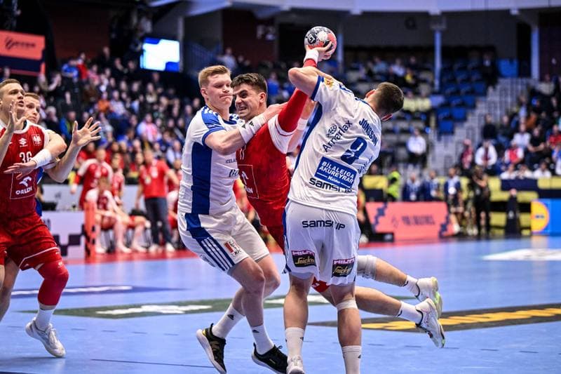 Handball. Men's EHF Euro 2026. Poland - Iceland. 18.01.2026
