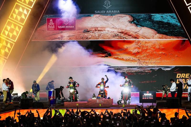 Motorsport. Dakar Rally. Prize Giving Ceremony. 17.01.2026