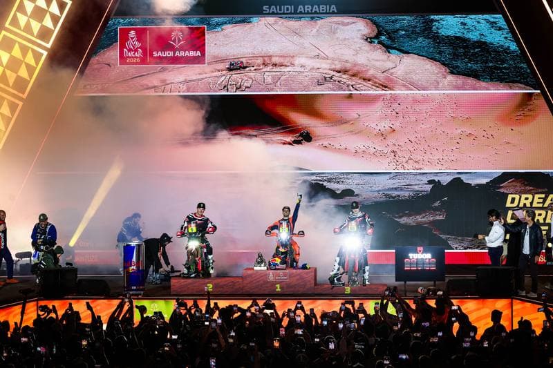Motorsport. Dakar Rally. Prize Giving Ceremony. 17.01.2026