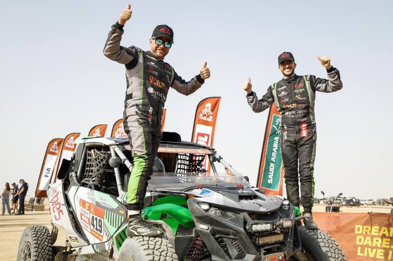 Motorsport. Dakar Rally. Finish. 17.01.2026