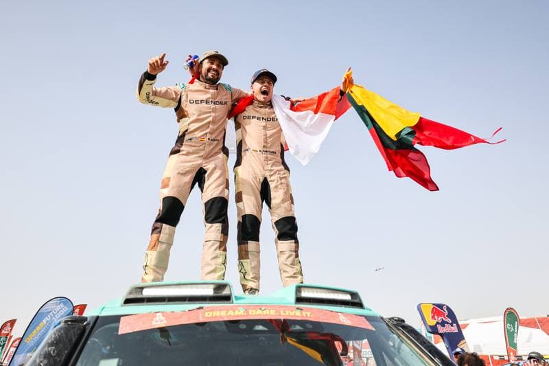 Motorsport. Dakar Rally. Finish. 17.01.2026